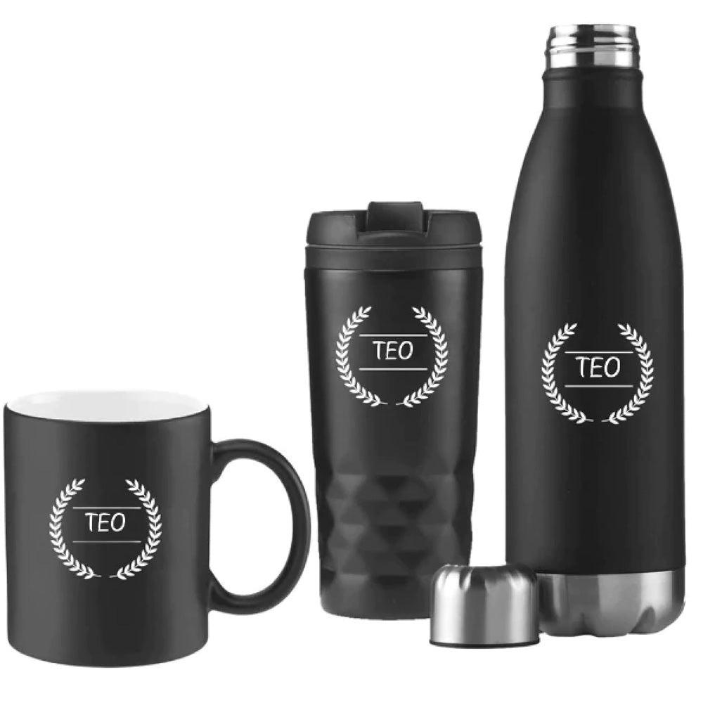 Doodt spiritueel donderdag Water jug, thermos cup for your coffee and a mug with name AC20039– by  LYDIAN