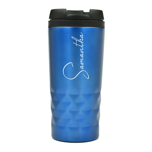 Graphic Mug thermos with text -2