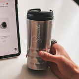 Graphic Mug Thermoskanne mit Text -3