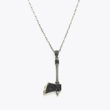 By LYDIAN Zilveren Ketting met bijl hanger ARLNM001