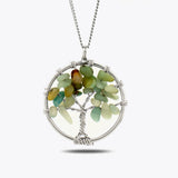 Amazoniet  hanger met ketting