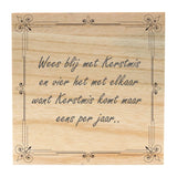Gegraveerde houten doos 20cm*20cm