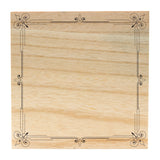 Gegraveerde houten doos 20cm*20cm