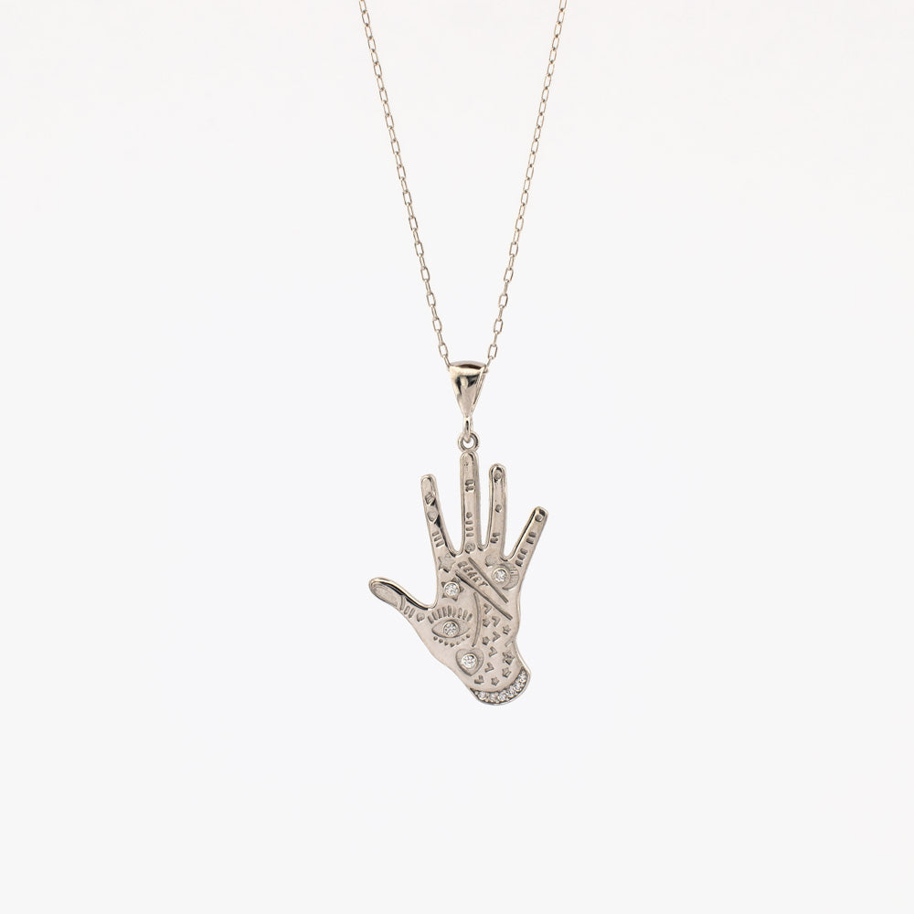Lucky Oog - Hand Ketting Met Hanger