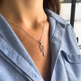 Pendentif symbole Ankh avec chaîne