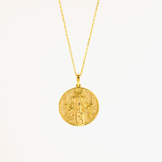 Moon Goddess Locket - Necklace Pendant