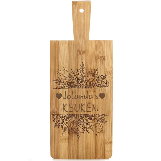 Bamboo Cutting Board With Name BLB001