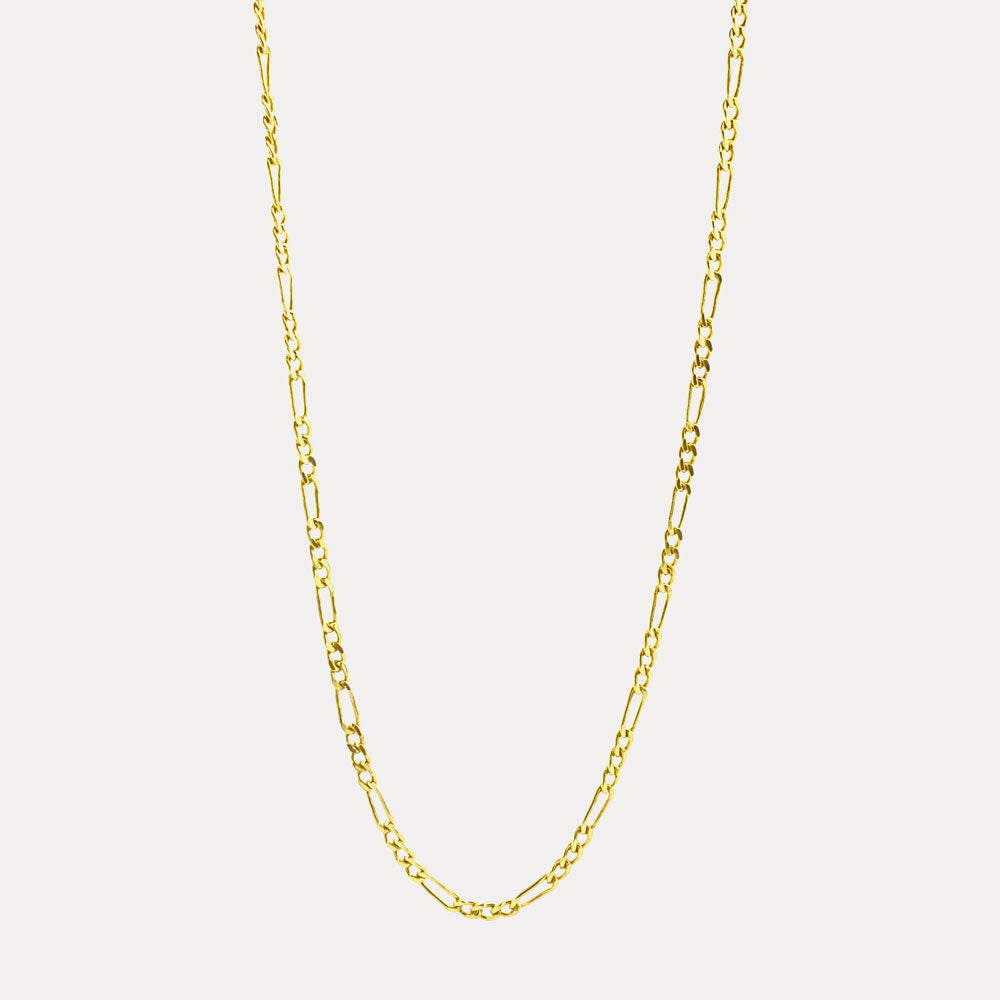 Gold plated ketting figaro 2.2 mm BLMN012-G