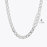 Curb Ketting 5.2 mm 925 Zilver BLMN016