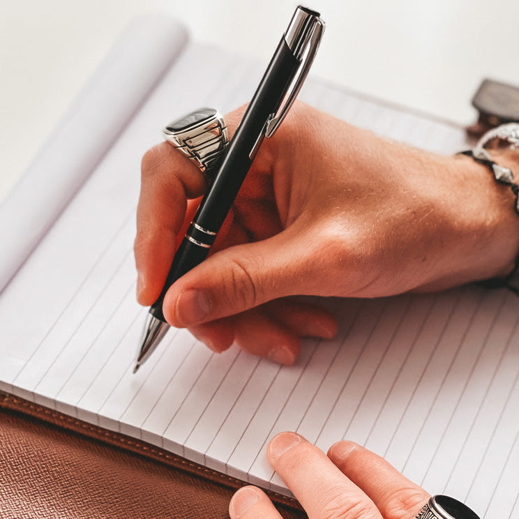 Personalisierte Luxe Pen voor Advocaten met Gegraveerde Houten Doos