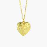 Zilveren hart ketting hanger