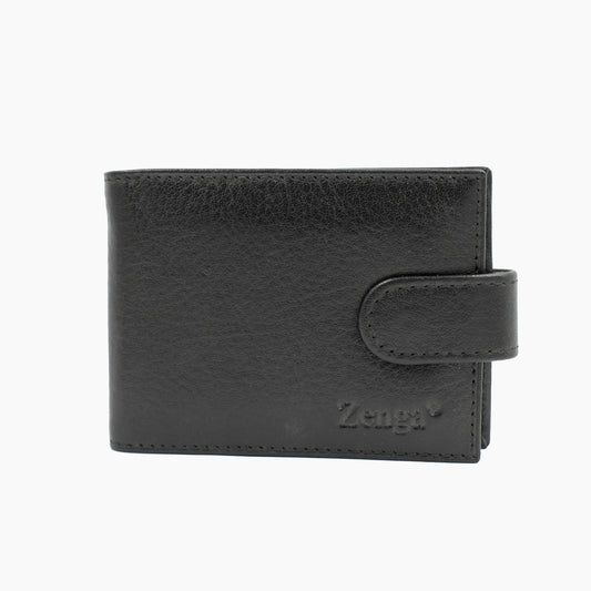 Black Leather Cardholder BLW011-1