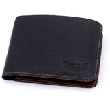 Zwarte Leren Portemonnee BLW11308