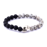 von LYDIAN Lava Skull Armband
