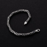 925 Sterling Silber Königskettenarmband 6mm ORMB006