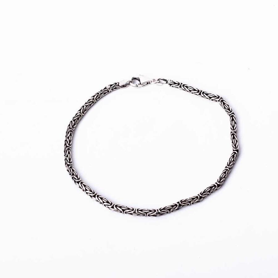 925 Sterling Zilver King Chain Armband 2mm ORMB008