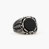 Onyx Sterling Zilveren Herenring ORTBL164