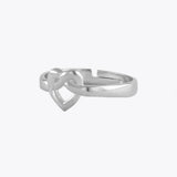 Forever connected hart ring - 925 Sterling Zilver